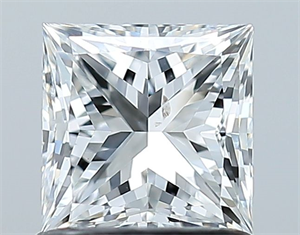 Foto Diamante Natural 1.01 quilates, Princesa , Color E, claridad SI1 y certificado GIA de