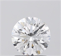 Lab Grown Diamond 1.02 Carats, Round with Ideal Cut, E Color, VS1 Clarity and Certified by IGI