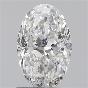 Picture of Natural Diamond 0.91 Carats, Oval with  Cut, D Color, SI1 Clarity and Certified by GIA