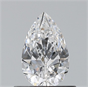 Diamante Natural 0.50 quilates, De pera , Color E, claridad VS1 y certificado GIA