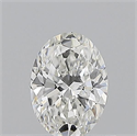 Natural Diamond 0.51 Carats, Oval with  Cut, F Color, VVS1 Clarity and Certified by GIA