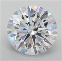 Del inventario de diamantes de laboratorio, 6.04 quilates, Redondo , Color D, claridad VVS1 y certificado IGI