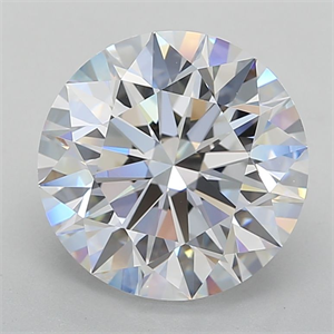 Picture of Lab Grown Diamond 6.04 Carats, Round with Ideal Cut, D Color, VVS1 Clarity and Certified by IGI