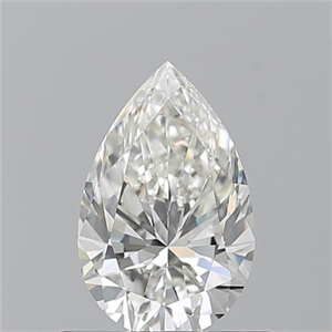 Picture of Natural Diamond 0.70 Carats, Pear with  Cut, J Color, VVS2 Clarity and Certified by GIA