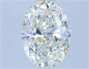 Natural Diamond 0.71 Carats, Oval with  Cut, I Color, VS1 Clarity and Certified by GIA
