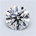 Diamante Natural 1.40 quilates, Redondo , Color E, claridad IF y certificado GIA