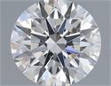 Natural Diamond 0.42 Carats, Round with Excellent Cut, D Color, SI2 Clarity and Certified by GIA