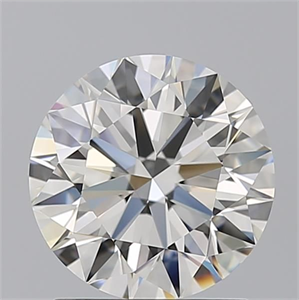 Picture of Natural Diamond 1.56 Carats, Round with Excellent Cut, J Color, IF Clarity and Certified by GIA