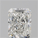 Natural Diamond 0.70 Carats, Radiant with  Cut, I Color, VS1 Clarity and Certified by GIA