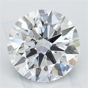 Foto Del inventario de diamantes de laboratorio, 3.42 quilates, Redondo , Color D, claridad VVS1 y certificado IGI de