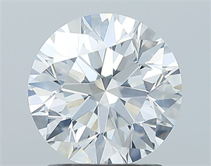 Foto Diamante Natural 1.70 quilates, Redondo , Color F, claridad SI1 y certificado GIA de