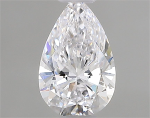 Picture of Natural Diamond 0.50 Carats, Pear with  Cut, D Color, VS2 Clarity and Certified by GIA