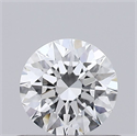 Diamante Natural 0.46 quilates, Redondo , Color E, claridad VVS1 y certificado GIA