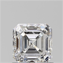Natural Diamond 0.91 Carats, Asscher with  Cut, E Color, VVS2 Clarity and Certified by GIA