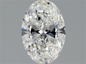 Picture of Natural Diamond 0.62 Carats, Oval with  Cut, F Color, VVS2 Clarity and Certified by GIA