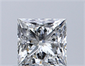 Diamante Natural 0.50 quilates, Princesa , Color I, claridad VVS1 y certificado GIA