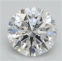 Lab Grown Diamond 1.10 Carats, Round with Ideal Cut, D Color, VVS2 Clarity and Certified by IGI
