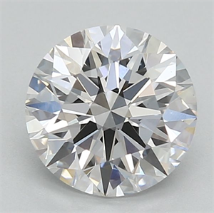 Picture of Lab Grown Diamond 1.10 Carats, Round with Ideal Cut, D Color, VVS2 Clarity and Certified by IGI