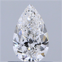 Diamante Natural 0.50 quilates, De pera , Color E, claridad VS2 y certificado IGI