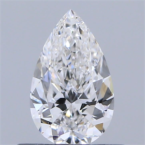 Foto Diamante Natural 0.50 quilates, De pera , Color E, claridad VS2 y certificado IGI de