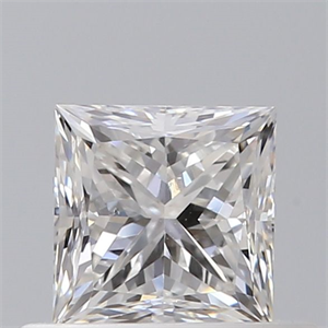 Foto Diamante Natural 0.50 quilates, Princesa , Color E, claridad SI1 y certificado GIA de
