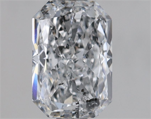 Picture of Natural Diamond 0.81 Carats, Radiant with  Cut, E Color, SI2 Clarity and Certified by IGI