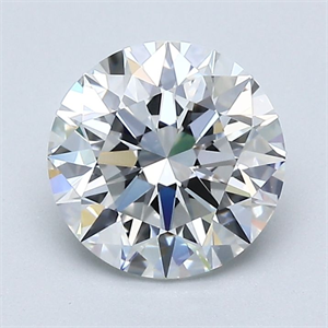 Foto Diamante Natural 1.51 quilates, Redondo , Color E, claridad VVS2 y certificado GIA de