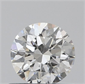 Natural Diamond 0.50 Carats, Round with Excellent Cut, H Color, VS1 Clarity and Certified by GIA