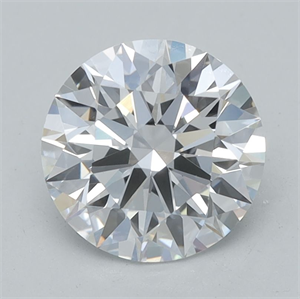 Picture of Lab Grown Diamond 1.13 Carats, Round with Ideal Cut, D Color, VVS2 Clarity and Certified by IGI