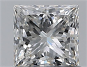 Natural Diamond 0.76 Carats, Princess with  Cut, G Color, VS2 Clarity and Certified by GIA