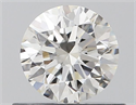 Diamante Natural 0.52 quilates, Redondo , Color I, claridad VVS1 y certificado GIA