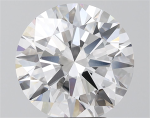 Picture of Lab Grown Diamond 5.20 Carats, Round with Ideal Cut, E Color, VVS2 Clarity and Certified by IGI