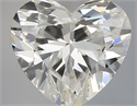 Natural Diamond 0.43 Carats, Heart with  Cut, G Color, VVS1 Clarity and Certified by IGI