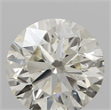 Natural Diamond 0.55 Carats, Round with Very Good Cut, K Color, SI1 Clarity and Certified by IGI