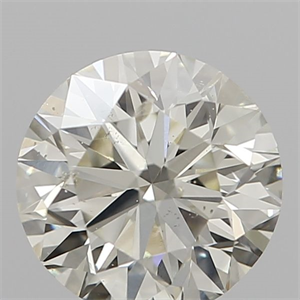 Picture of Natural Diamond 0.55 Carats, Round with Very Good Cut, K Color, SI1 Clarity and Certified by IGI