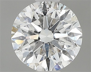 Picture of Natural Diamond 0.70 Carats, Round with Very Good Cut, E Color, SI2 Clarity and Certified by GIA