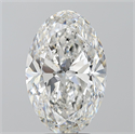 Diamante Natural 4.51 quilates, Ovalado , Color F, claridad SI2 y certificado GIA