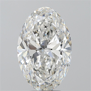 Foto Diamante Natural 4.51 quilates, Ovalado , Color F, claridad SI2 y certificado GIA de