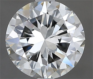 Picture of Natural Diamond 1.00 Carats, Round with Very Good Cut, H Color, VVS2 Clarity and Certified by IGI