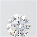 Lab Grown Diamond 1.01 Carats, Round with Ideal Cut, E Color, VVS2 Clarity and Certified by IGI