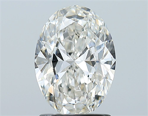 Picture of Natural Diamond 1.50 Carats, Oval with  Cut, I Color, SI2 Clarity and Certified by GIA