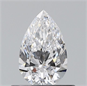 Diamante Natural 0.50 quilates, De pera , Color D, claridad VS1 y certificado GIA