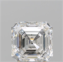 Diamante Natural 2.10 quilates, Asscher , Color H, claridad SI1 y certificado GIA