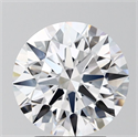 Lab Grown Diamond 3.03 Carats, Round with Ideal Cut, D Color, VS1 Clarity and Certified by IGI