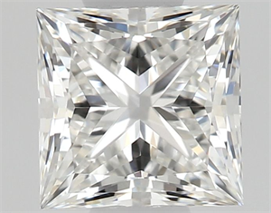 Picture of Natural Diamond 0.50 Carats, Princess with  Cut, G Color, VS2 Clarity and Certified by GIA