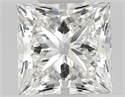 Natural Diamond 0.50 Carats, Princess with  Cut, G Color, VS2 Clarity and Certified by GIA