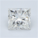 Diamante Natural 1.20 quilates, Princesa , Color H, claridad SI1 y certificado GIA