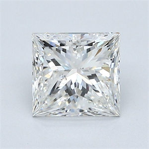 Foto Diamante Natural 1.20 quilates, Princesa , Color H, claridad SI1 y certificado GIA de
