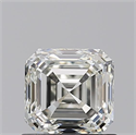 Natural Diamond 1.01 Carats, Asscher with  Cut, K Color, VS1 Clarity and Certified by GIA