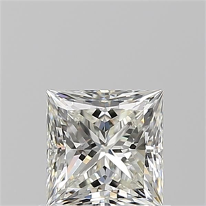 Picture of Natural Diamond 0.90 Carats, Princess with  Cut, J Color, VS2 Clarity and Certified by GIA
